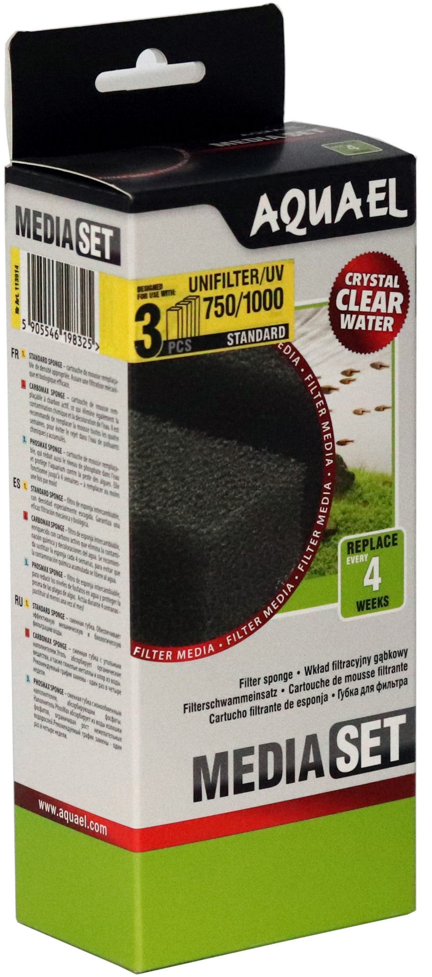 Aquael ricambi Filtro UNIFILTER e lampadine UV